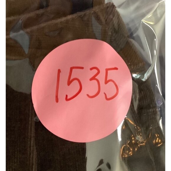 Chicos Women Brown Corduroy Pants Size 2 Large Short Cotton Blend Trousers - Picture 5 of 5